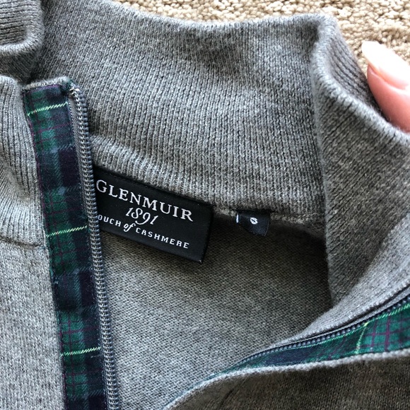 Glenmuir Turnberry Open Championship Quarter Zip Sweater - Picture 3 of 3